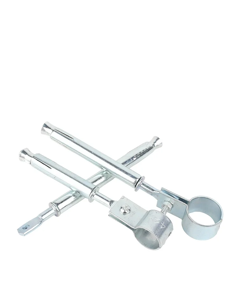 5 szt. Zaciski do rur ze stali węglowej ocynkowanej, przedłużone, długość 85/110/130/150 mm, rozmiary 20/25/31/40/50 mm