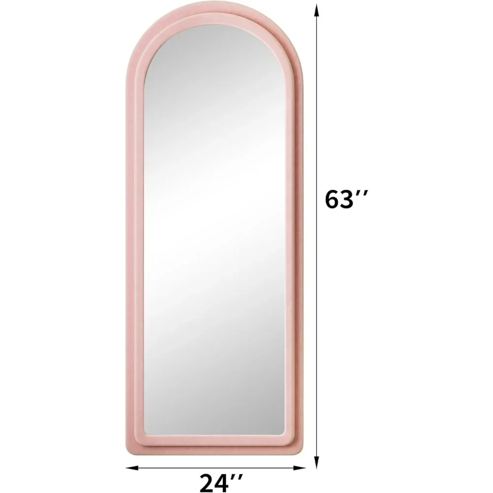 Floor Mirror, Full Length Mirror with Stand, 63