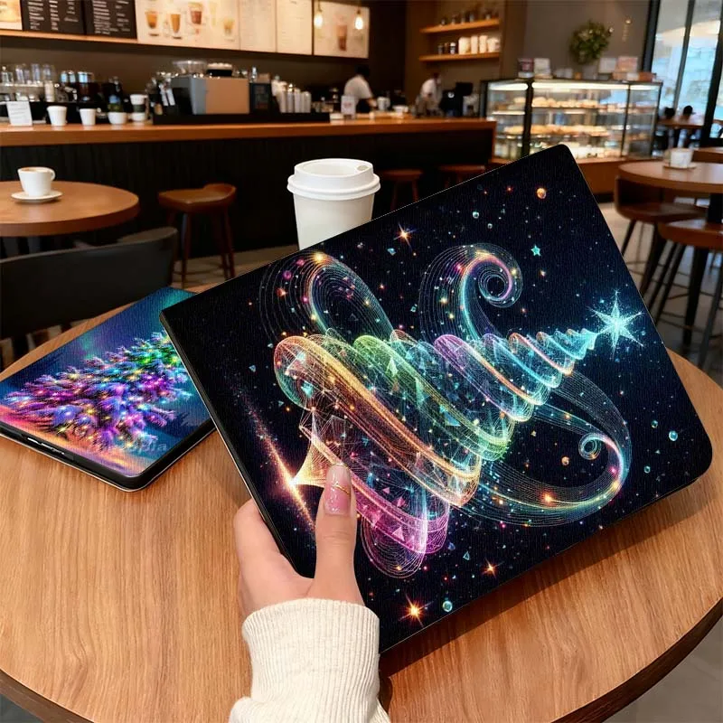 

Чехол для планшета Samsung Galaxy Tab S10 S9 S8 S7 Lite FE Plus с рисунком «Снежное дерево» и подставкой для стилуса, устойчивый к царапинам
