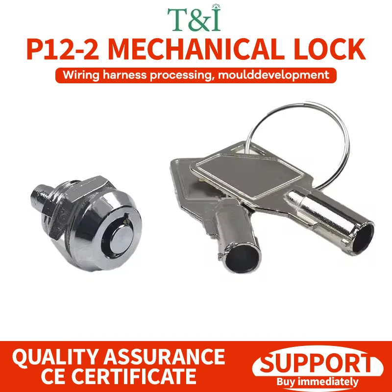 

5sets 12MM press lock P12-21 billboard lock small plum blossom lock light box telescopic mechanical small cabinet