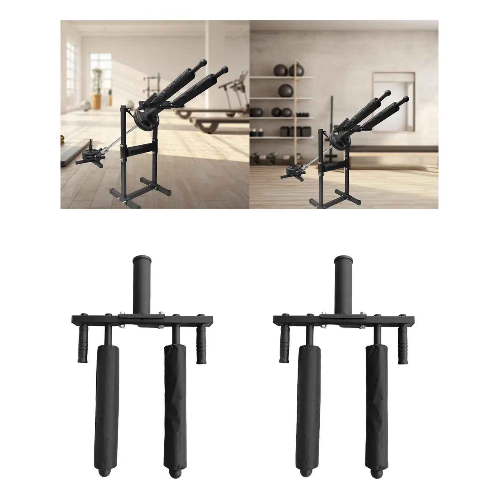 

Shoulder Press Handle Squat Training Handle Core Strength Training Equipment for Barbell