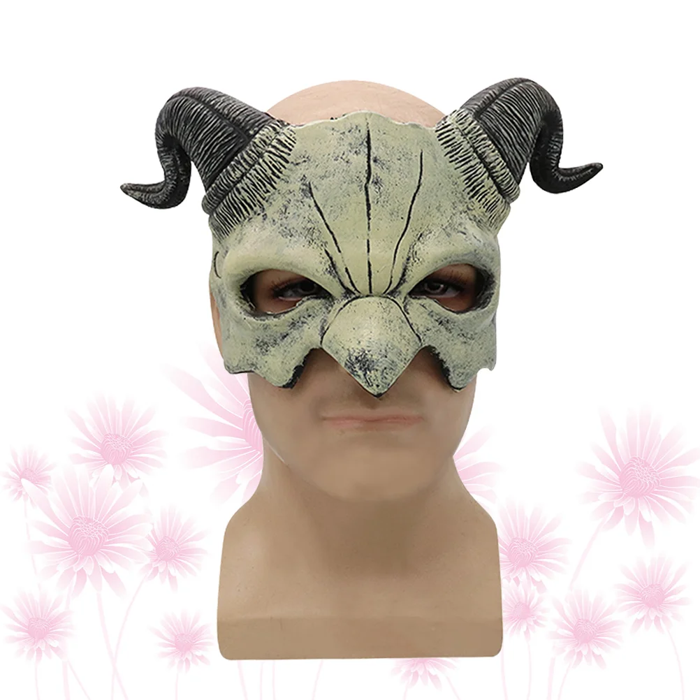 

Masquerade Party Cosplay Headdress Mask Demon Halloween Half Face Pirate Costume