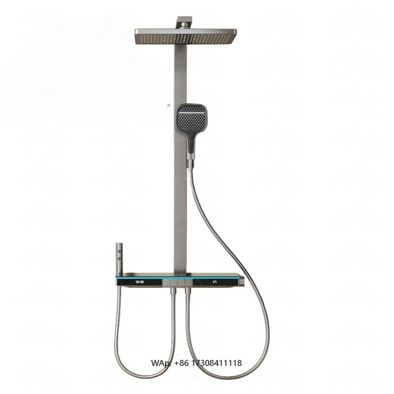 

High Quality Star Rain Hybrid Shower Head Deluxe Decorative System Wall Shower Faucet Bathtub Thermostatic Shower Set