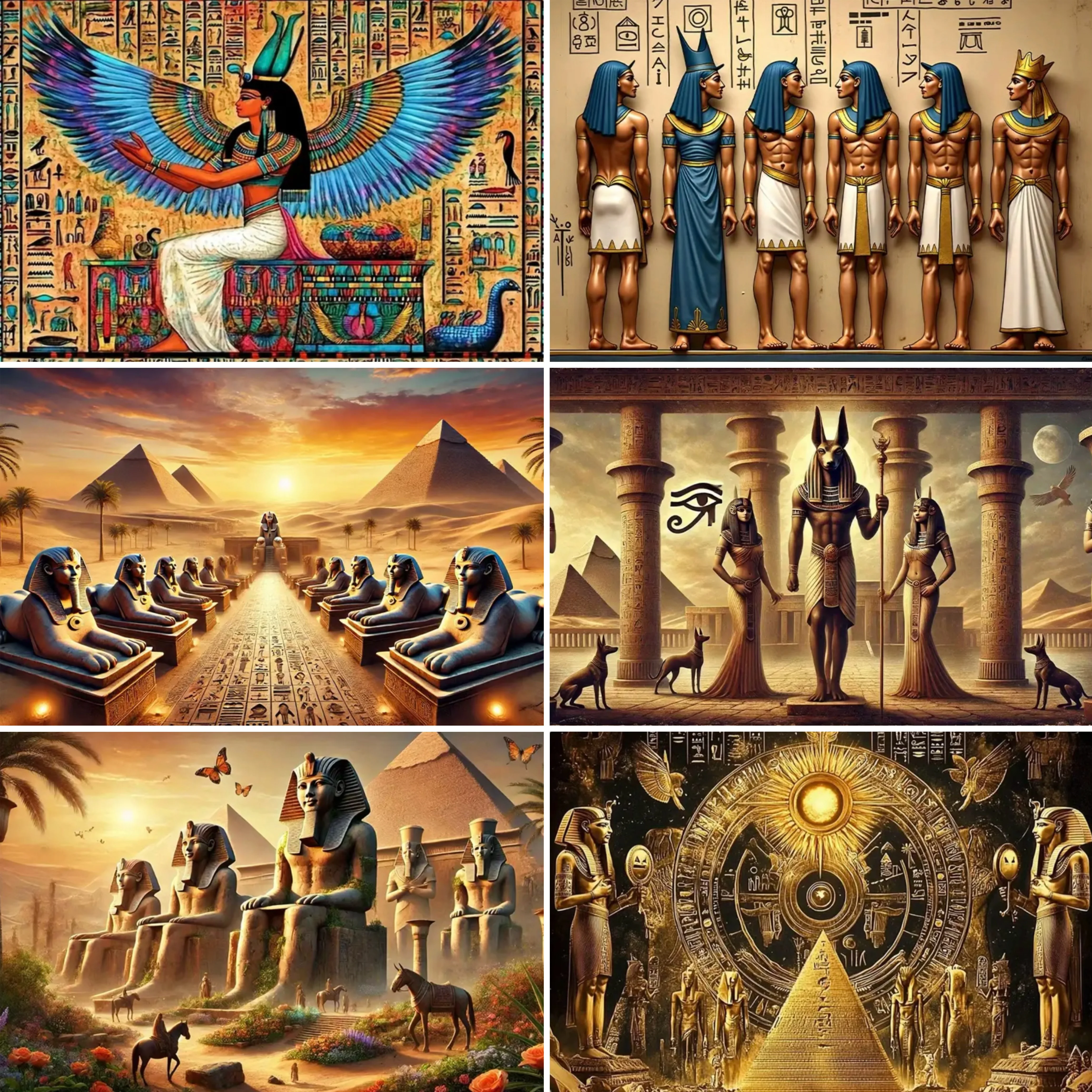 

Ancient Egyptian Style Theme Backdrop Egyptian Pyramid And Sphinx Exotic Deity Decoration Banner Party Supplies