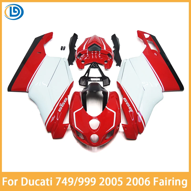 Motorcycle Fairing Fit For Ducati 749, 999 2005 2006 05 06 ABS Injection Full Body Shell Protective Fairing Kit Body & Frame