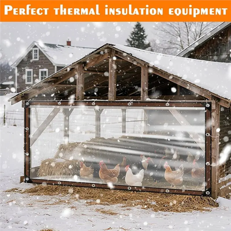 A93Z قماش الأقمشة الشفافة شديدة التحمل مقاومة للماء وعازلة لحظيرة الدجاج #3