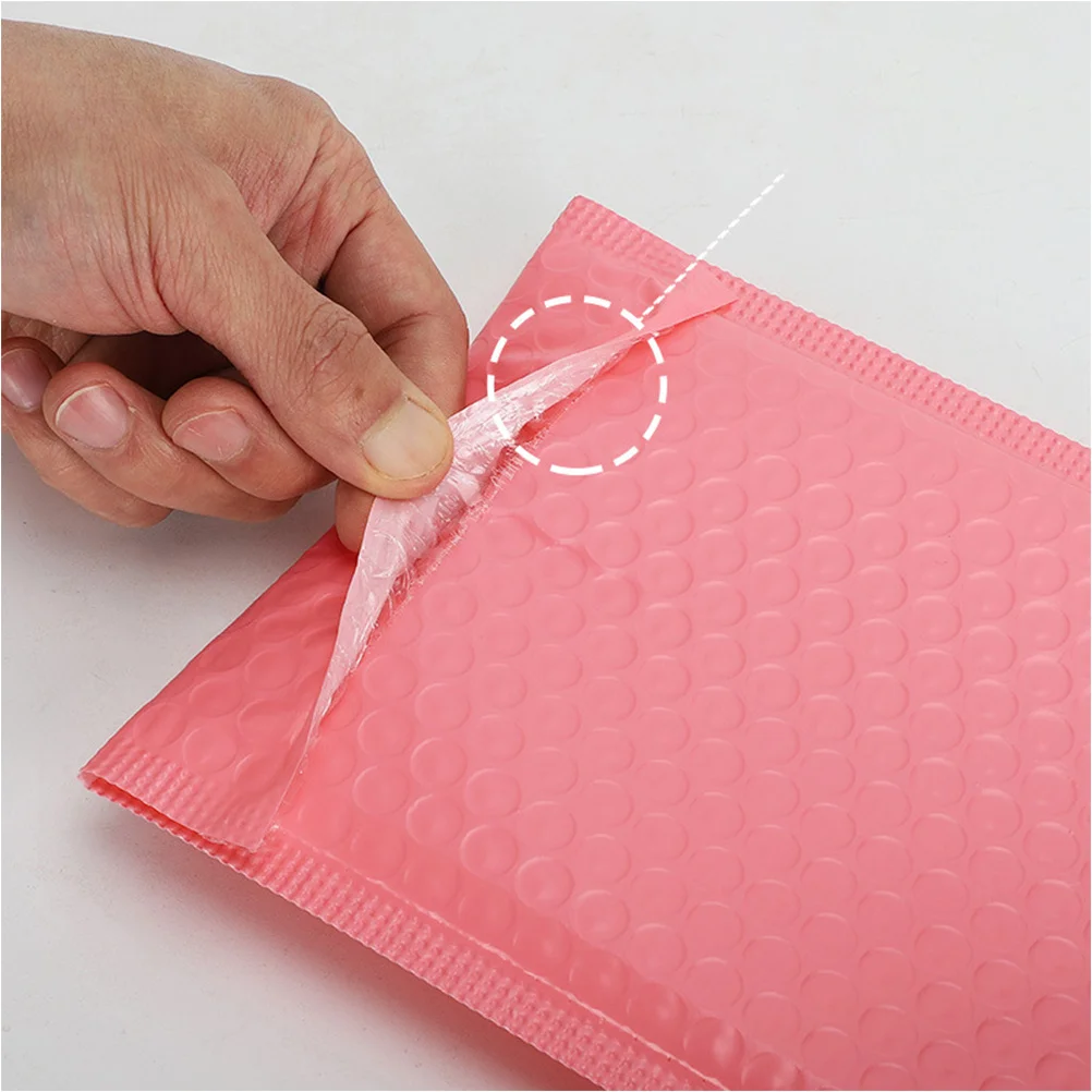 Sobres acolchados de burbujas de 20 piezas, bolsas de envío autoselladas, embalaje protector grueso para cosméticos, joyería, electrónica