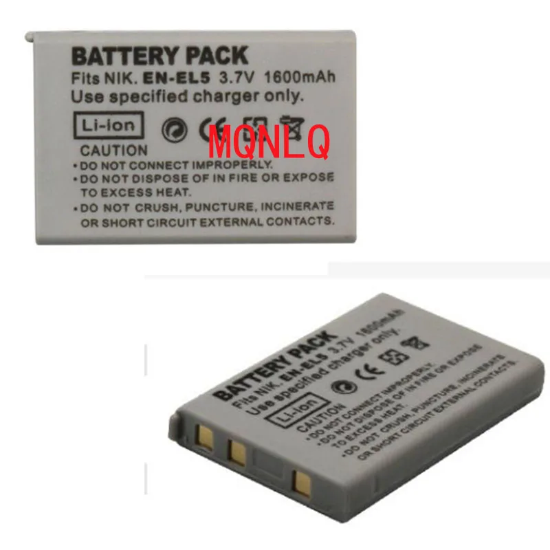 EN-EL5 ENEL5 Battery for Nikon Coolpix P530 P520 P510 P100 P500 P5000 P5100 P6000 3700 4200 Camera Batteries