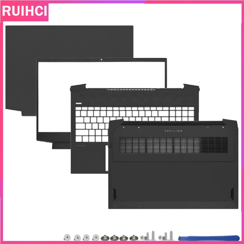 

For Pavilion Max Gaming 6 16-A TPN-Q241 NEW Laptop LCD Back Cover Front Bezel Pamrest Bottom Case Max 16-A 16.1 Inch