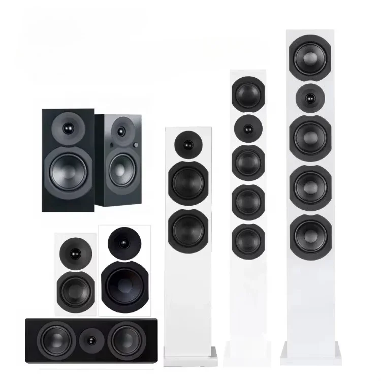 DEKEN Family KTV Party 5.1 Channel Home Theater System With Powered Subwoofer And Floor Standing Speakers For Living Room