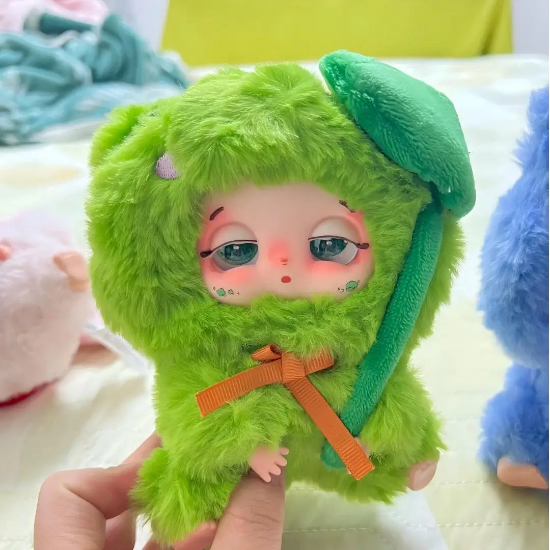 

Подлинная глухая коробка Babythree, карман для спального мешка, доставка удачи, загадочная коробка, виниловая плюшевая милая сумка для куклы, подвесной подарок-сюрприз