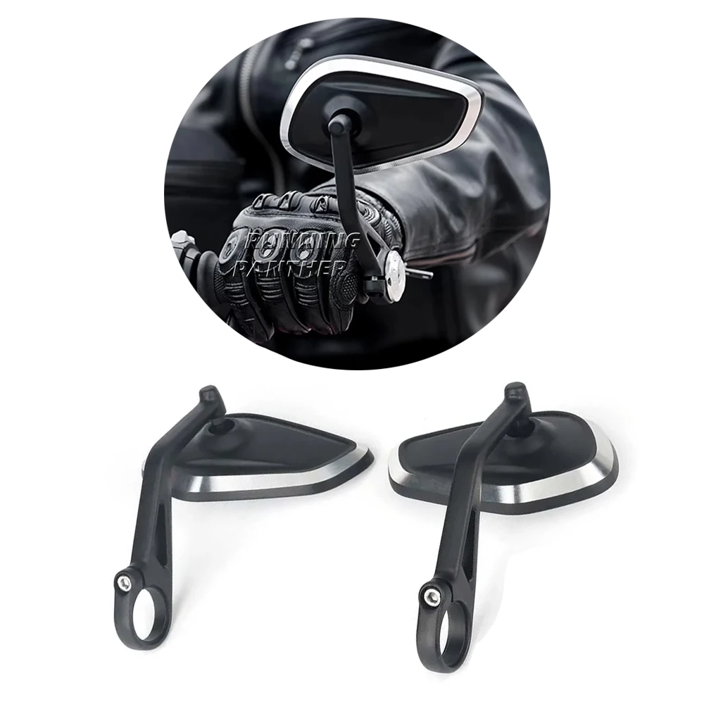 

For Street Triple S 765RS 765R Bobber T120 Daytona 660 675 New Motorcycle Handlebar Rearview Side Mirrors Bar End Mirror Kit