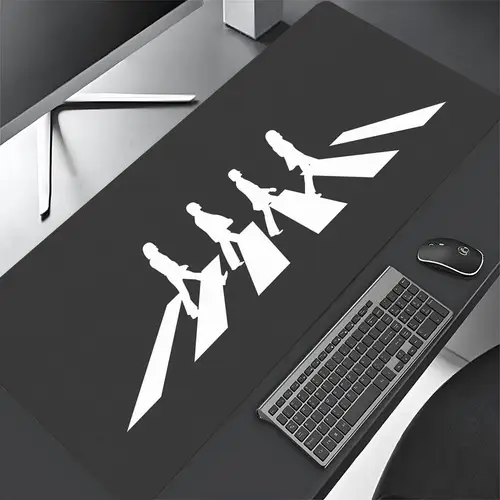 Imagen 2 del producto Alfombrilla de ratón grande de la banda b-beatles, accesorios para juegos de ordenador, alfombrillas de escritorio antideslizantes, garbinet player, 1000x500mm