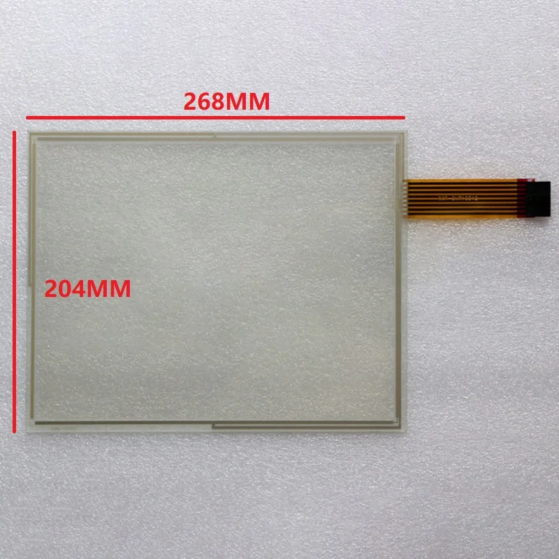 For AMT10019 91-10019-00A 1071.0054A Touch Screen Glass Panel 8 Wire Digitizer 268*204mm