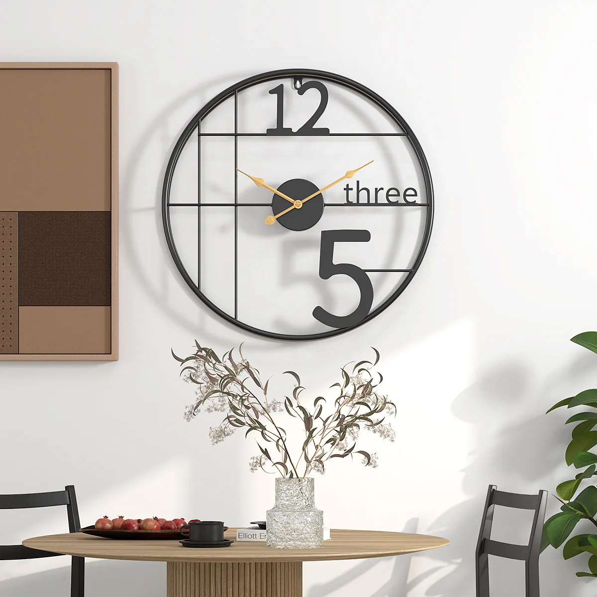 

Modern Minimalist Home Wall Clock, Personalized, Creative