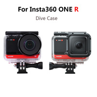 For Insta360 ONE R Dive Case ,4K Wide Angle /Dual-Lens 360 Mod Waterproof Box For Insta 360 R  Accessories