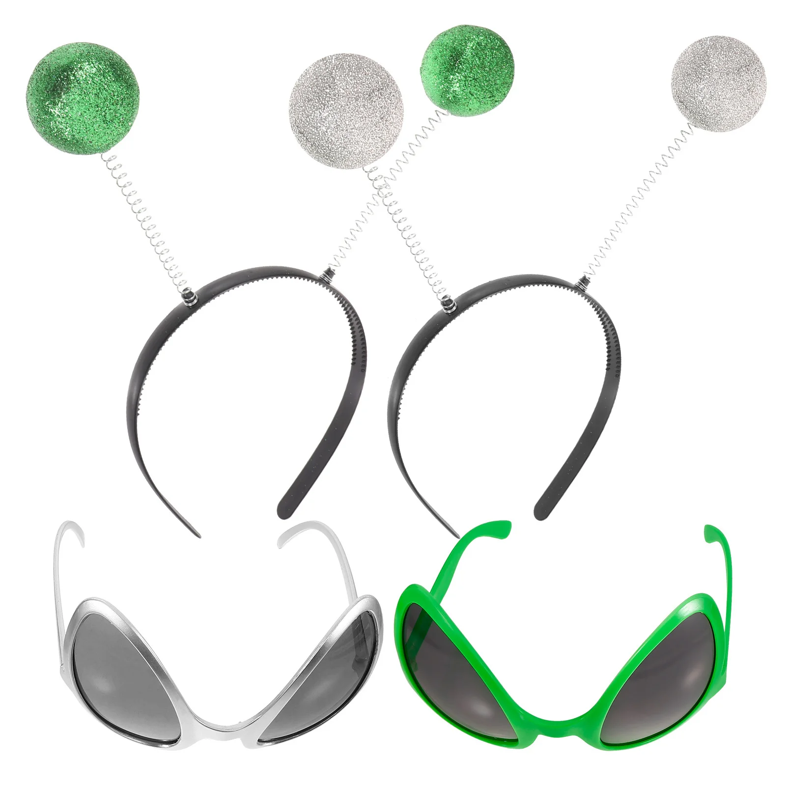 1Set Stirnband und Sonnenbrille Brille Kostüm Requisiten Lustige Cosplay Zubehör Neuheit Brillen für Partys