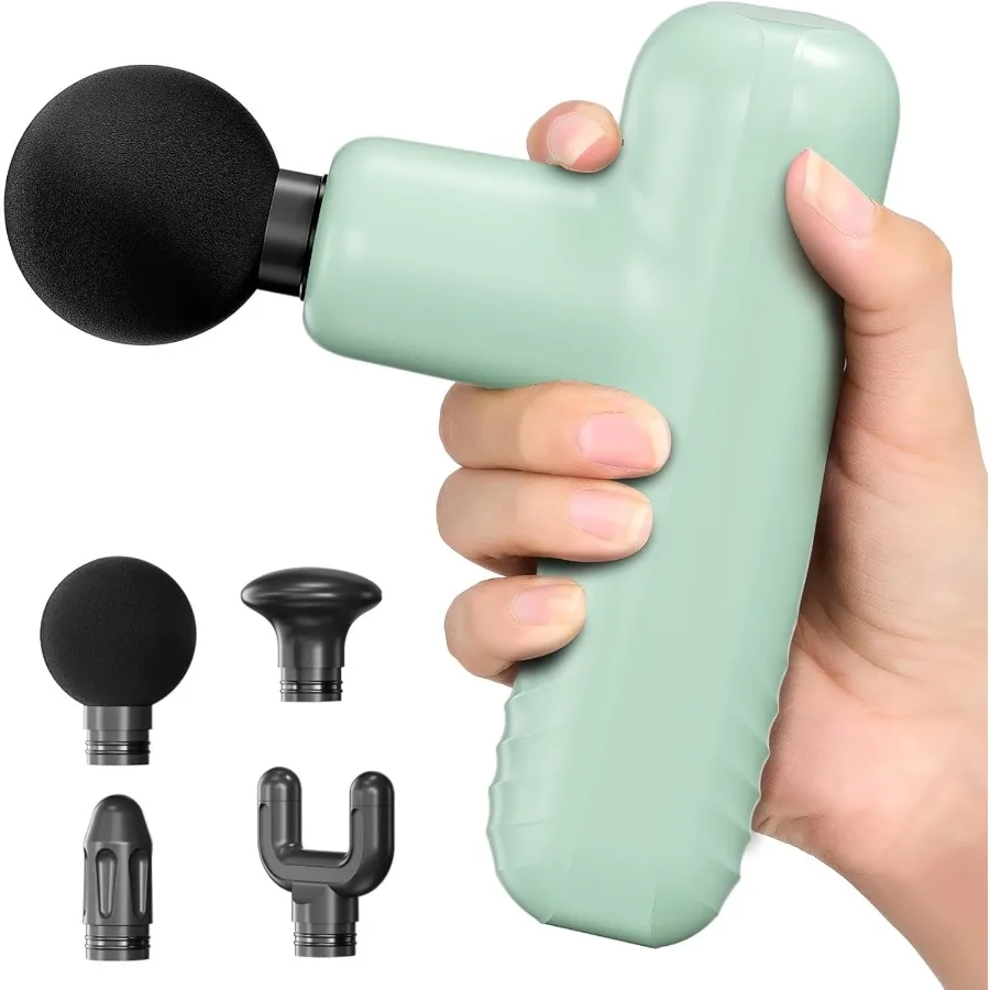 

Mini Massage Gun Powerful Handheld Muscle Massager for Muscle Relaxation Deep Tissue Percussion Small Massage Gun Travel Massag