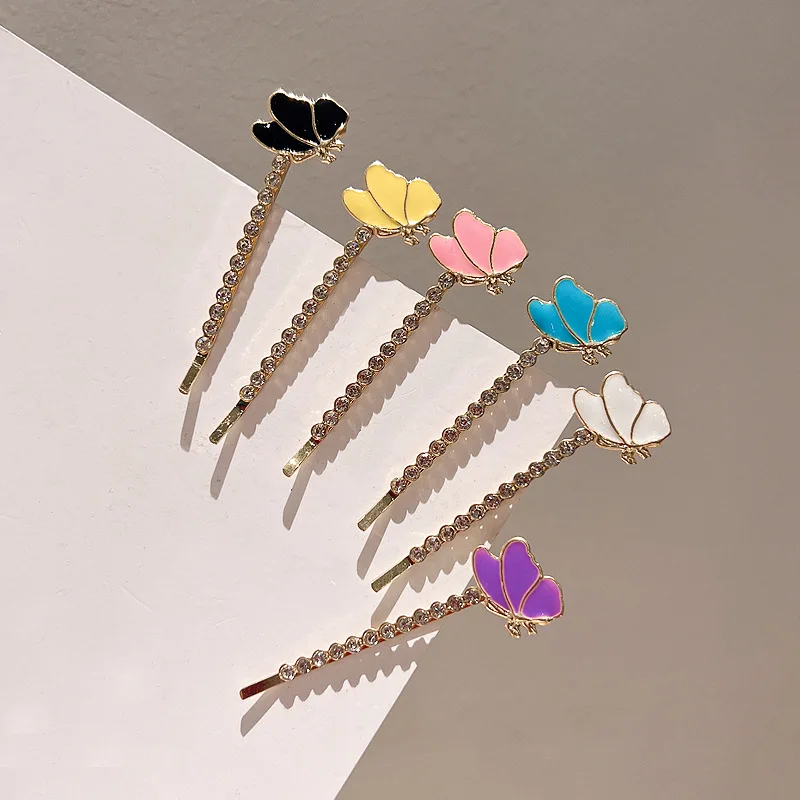 

Set of 6 Stylish Hair Clips with Alloy Material for Women, Mini Hairpins Clips Design for Thin and Thick Hair With duckbill clip