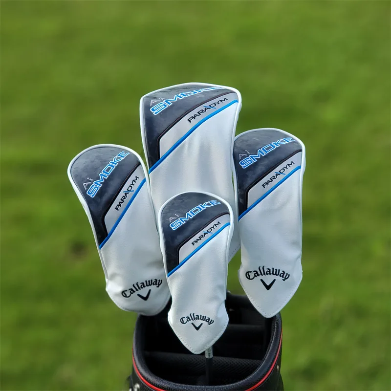 

New 2025 Golf Driver Head Cover Smoke Pattern Design Polyester Protective Headcover for Men Wood Club
