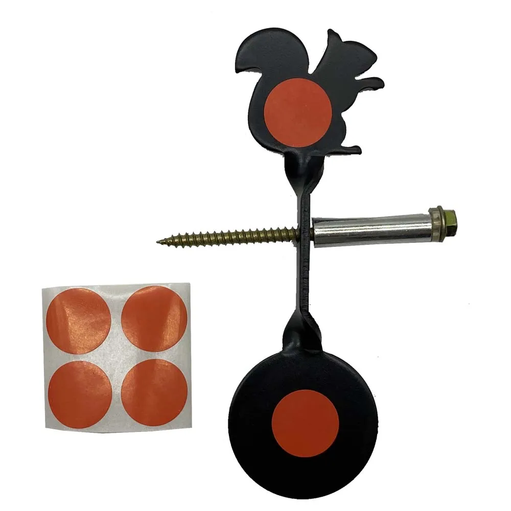 Cible plongeante rouge et noir, pratique de tir au Pigeon et au chèvre, rotation à 360 degrés, fronde BBs, jeux de sport de chasse en famille