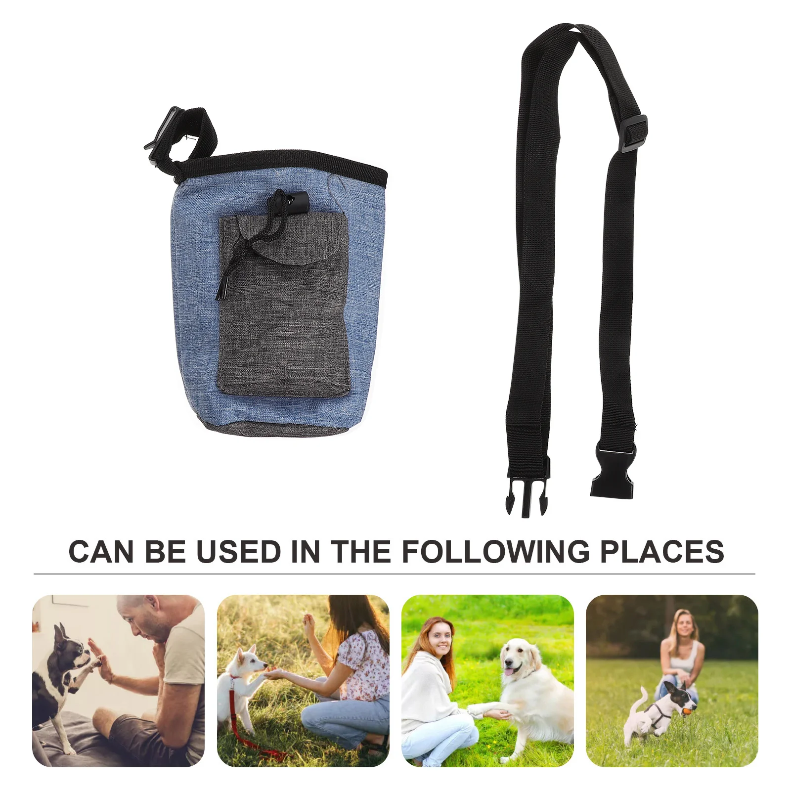 

Convenient Puppy Training Pouch Wear-Resistant Dog Bag for Snacks and Accessories Easy Waist Or Bag Dog Treat Pouch