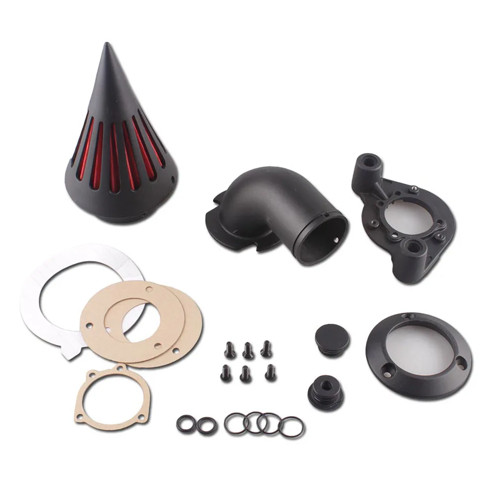 CNC Motorcycle Cone Spike Air Cleaner Intake Filter For Harley XL Sportstar 883 1200 1991-2000 2001 2002 2003 2004 2005 2006