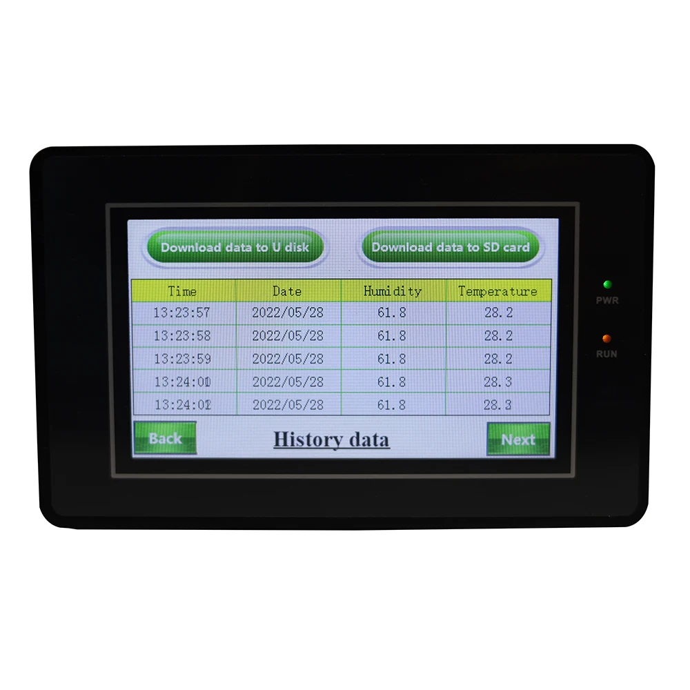 Lo+ 80c c 0100 Temperatura e Umidade Registrador de Dados Pode Saída Temp de Dados da História. e Gravador de Umidade 40