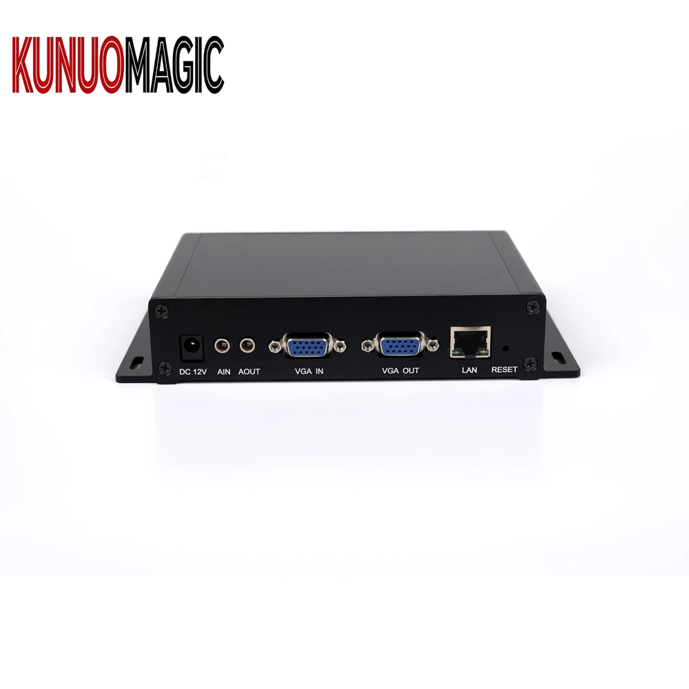 KUNUOMAGIC H265/H264 1080P VGA to IP Streaming Encoder with SRT/RTMP/RTSP/HLS/UDP Support VGA Loop Out & 5-Year Warranty