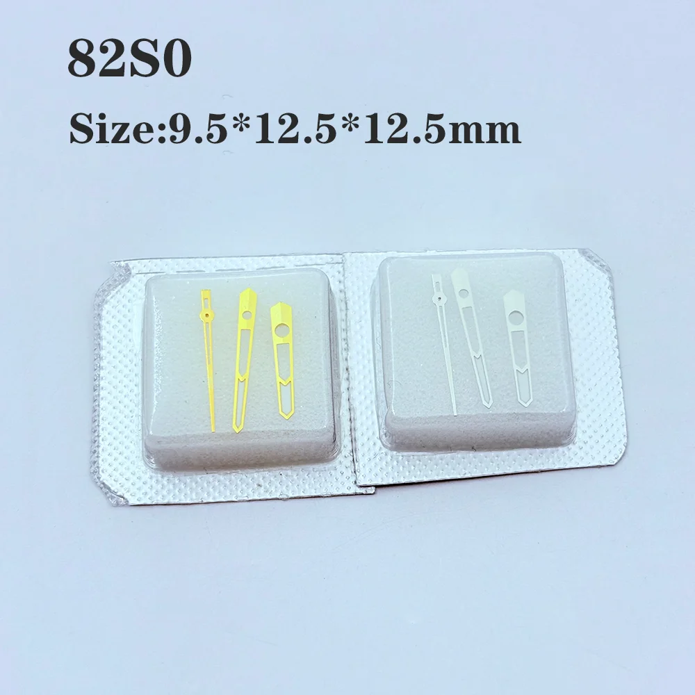 

Watch Accessories Watch Hands Fit 82S0 Movement Three Hands Hour Hand Minute Hand Second Hand Luminous Pointer 9.5*12.5*12.5mm