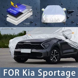 For KIA Sportage Outdoor Protection Full Car Covers Snow Cover Sunshade Waterproof Dustproof Exterior Car accessories