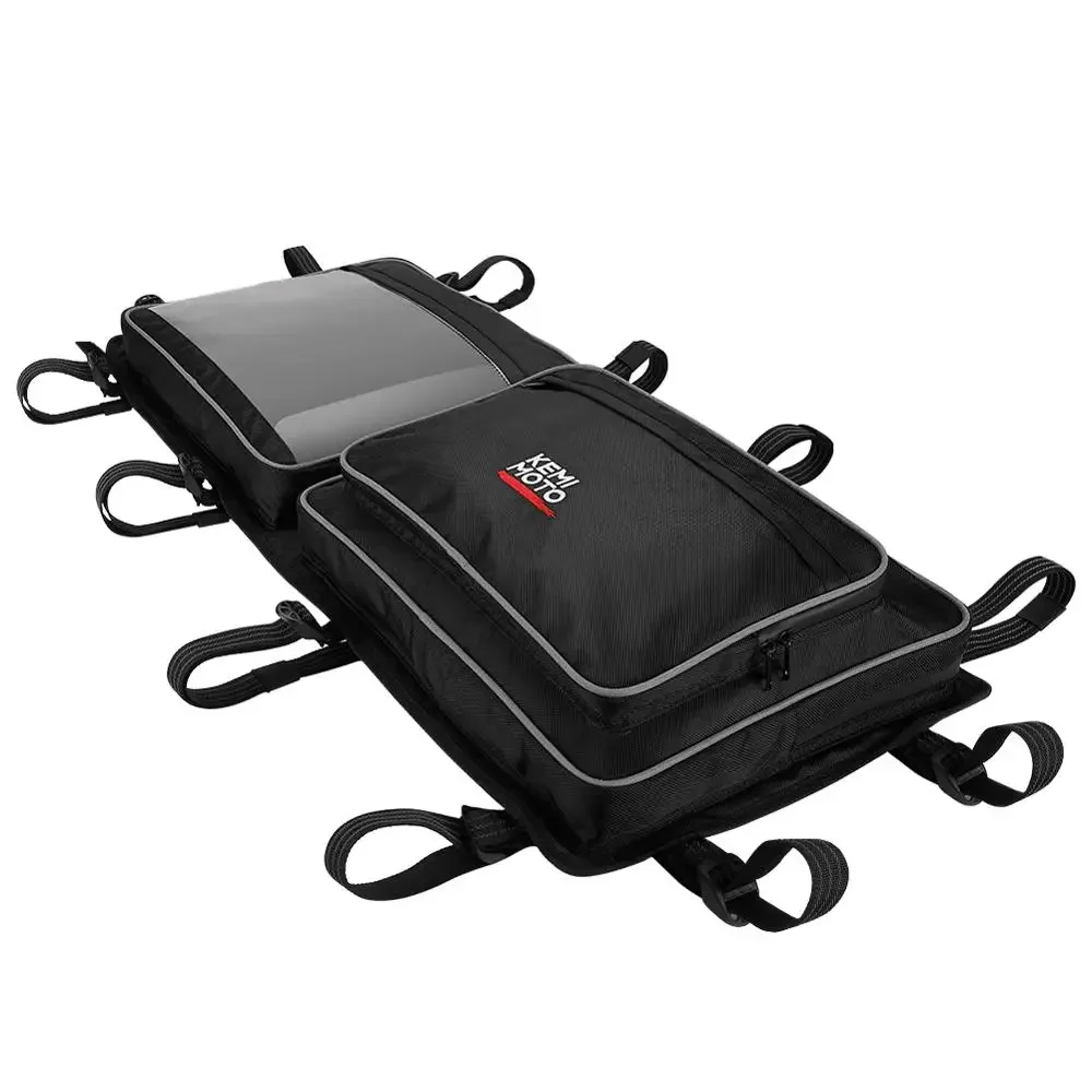 KEMIMOTO UTV Overhead Roof Storage Bag 1680D Compatible with Polaris RZR PRO XP /XP4 /RZR XP 1000/Turbo S / Turbo S 4 2019-2024