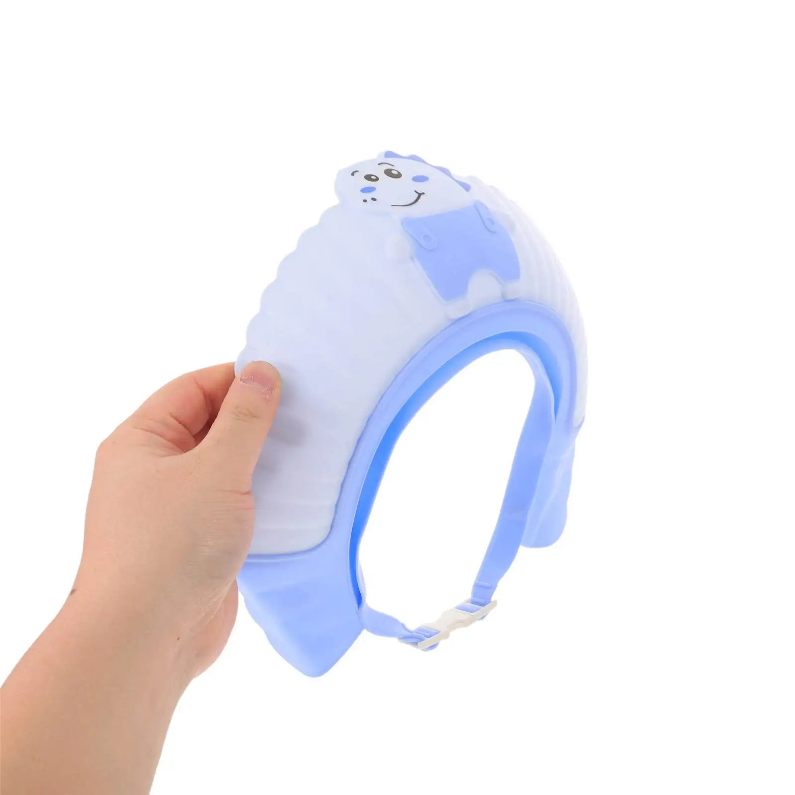 

Infant Hair Wash Hat Gentle Soft Bath Cap with Full Eye and Ear Protection Adjustable Shampoo Shield for Babies Toddlers Shower
