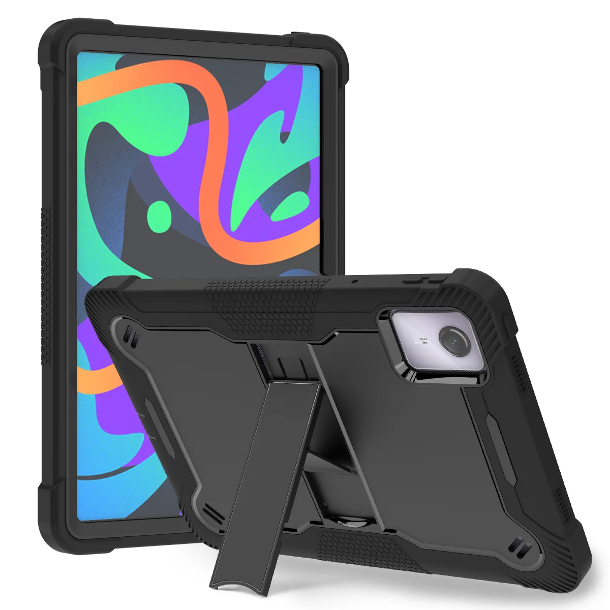 For Lenovo Tab M11 TB330FU Xiaoxin Pad 2024 11 inch Armor PC shockproof Stand Tablet Cover for M10 Plus X606 X306 Gen3 TB328Case