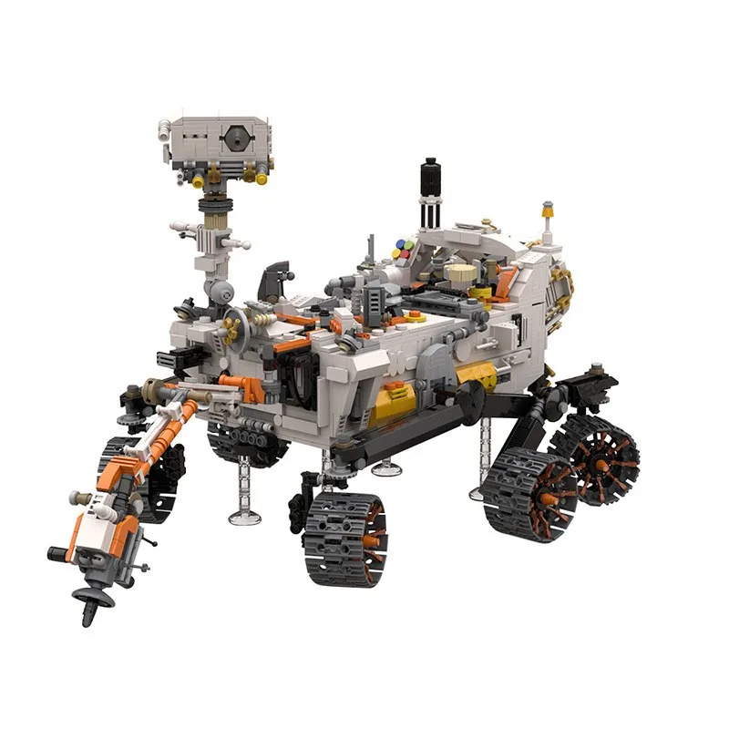 Agence spatiale MOC créative, détecteur de puissance de sauvetage, modèle de curiosité, technologie modulaire, blocs de construction, jouets à assembler, cadeaux