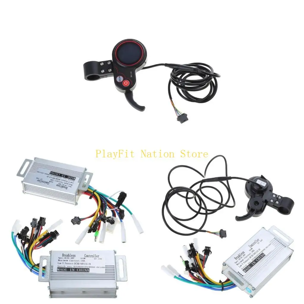 

242F Diamond Grade E-Bike E-Bike Dless Speed Driver и ЖК-дисплей 36 В/48 В 350 Вт BLDC Electric Scooter Controler