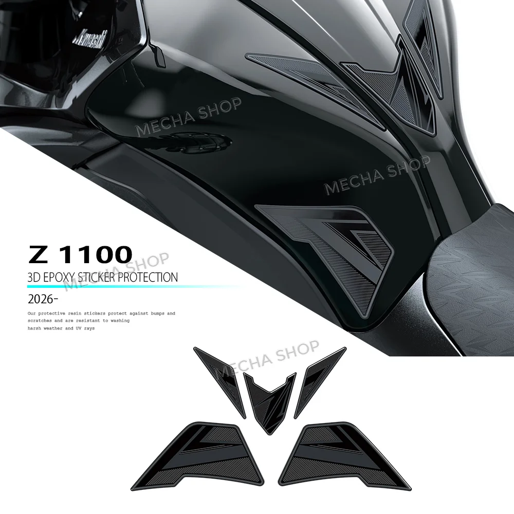 

Новинка для Z 1100 2026: Аксессуары Z1100 – 3D-наклейка из смолы для защиты топливного бака мотоцикла