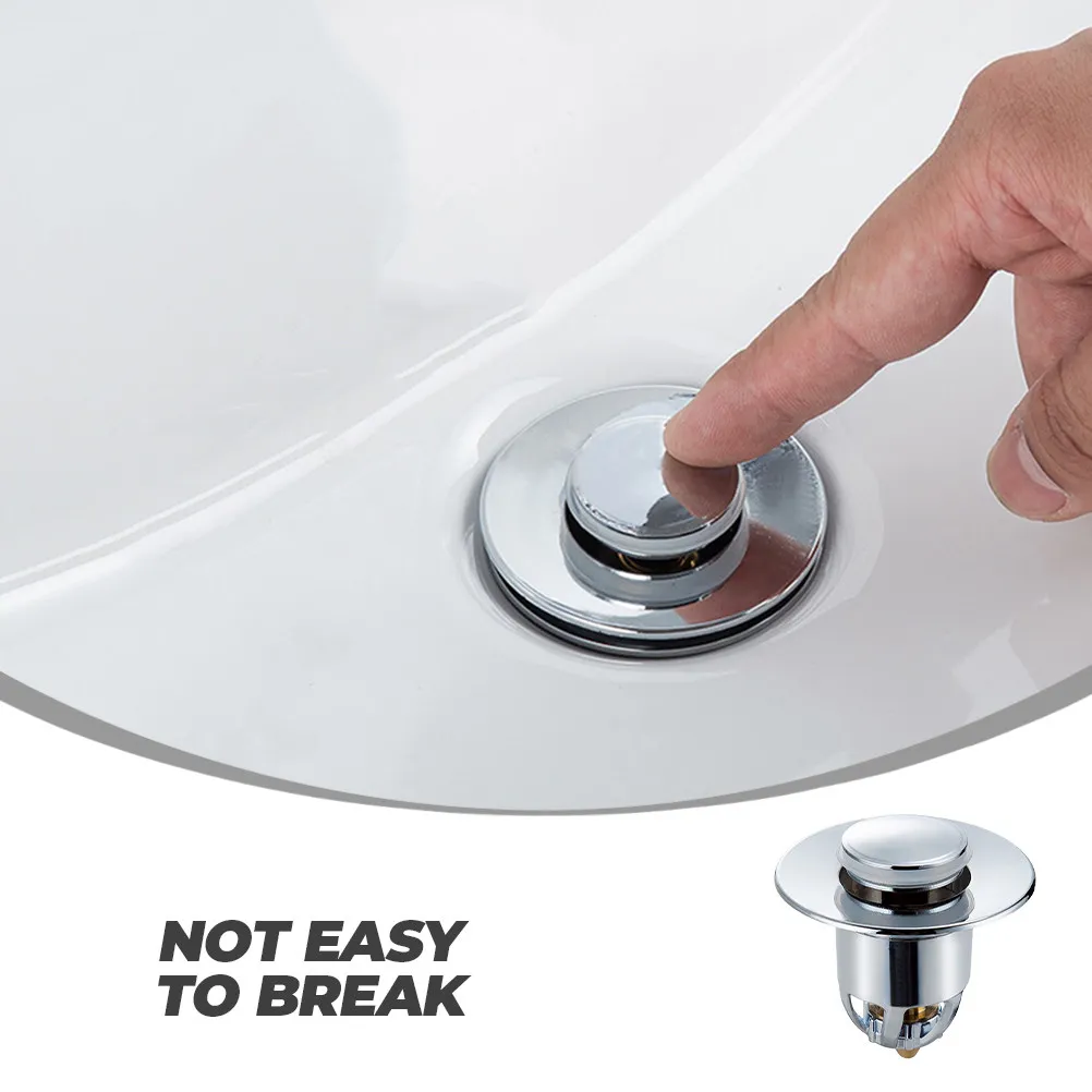 

1 шт. Заглушка для слива с механизмом Bounce Core, премиум-класса, легко снимаемая, для ванн, душевых и наклонных раковин