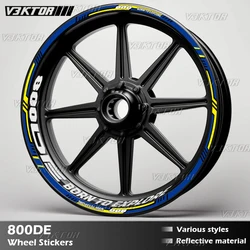 For V-Strom 800DE VStrom 800 DL800 Wheel Sticker Rim Decal Reflective Hub Stripe Tape 2023 2024