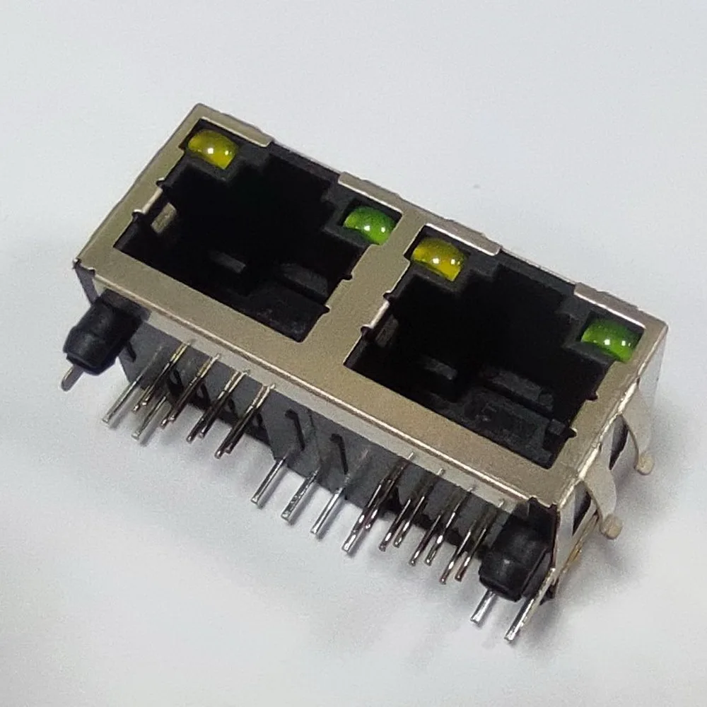 Understanding Ethernet Socket Connection: A Comprehensive Review of the RJ45 Connector Double RJ45 Socket PCB Mounting Network Adapter