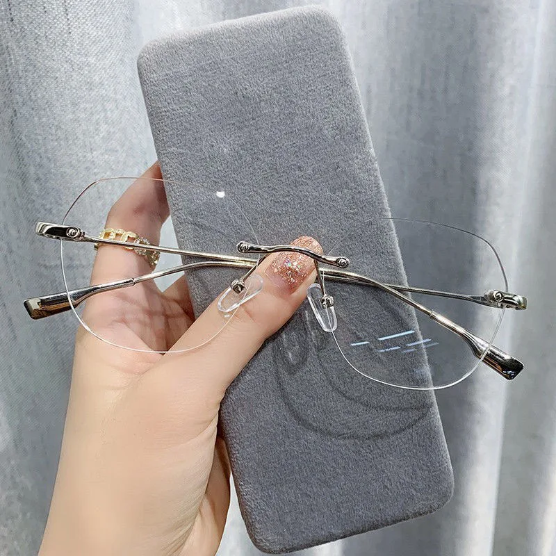 جديد بدون شفة مكافحة نظارات الضوء الأزرق للنساء مصمم أزياء الرجال الضوء الأزرق حجب الكمبيوتر حملق العصرية مكتب التبعي #2