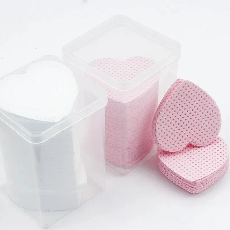 Lingettes en Papier Coton pour Dissolvant de Colle à Cils, Tampons Nettoyants pour la Bouche de la Bouteille de Colle, Empêche l'Ecreusement des Extensions de Cils, 200 Pièces