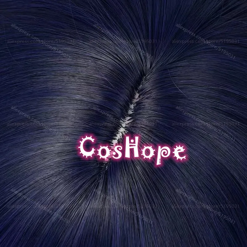 แคนดี้ 2025P5 ฟ็อกซ์ ยูซูเกะ คิตะกาวะ 30 ซม.สั้นสีฟ้าสีดำวิกผมคอสเพลย์อะนิเมะวิกผมสังเคราะห์ทนความร้อน