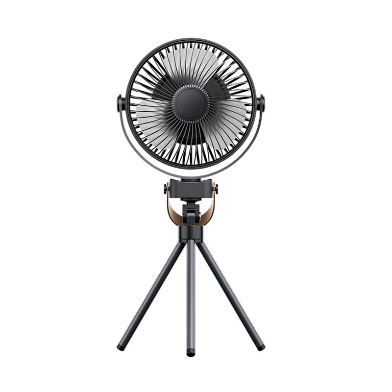 

Outdoor fan camping charging long battery life portable mobile power bank with lighting