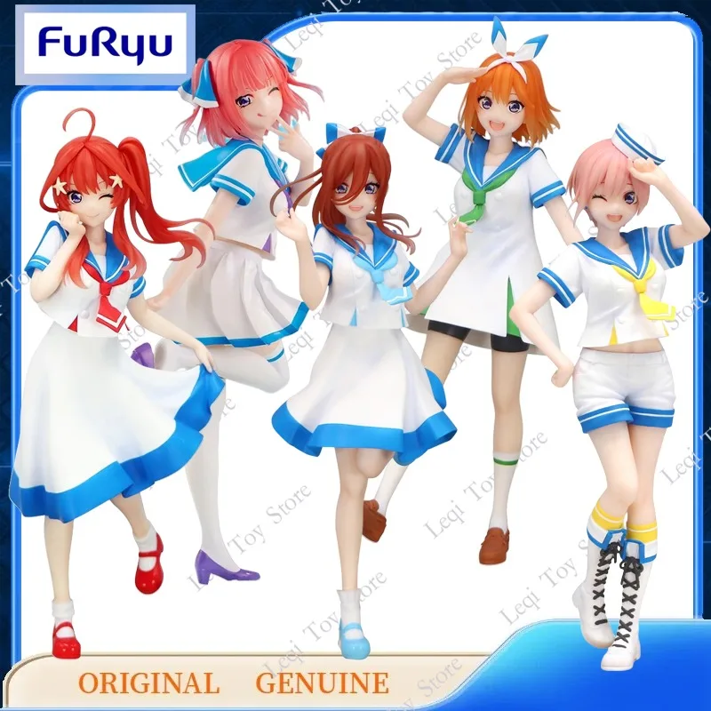 

Original Genuine FURYU The Quintessential Quintuplets Nakano Ichika Nino Yotsuba Action Anime Figures Toys Gift Model Ornaments