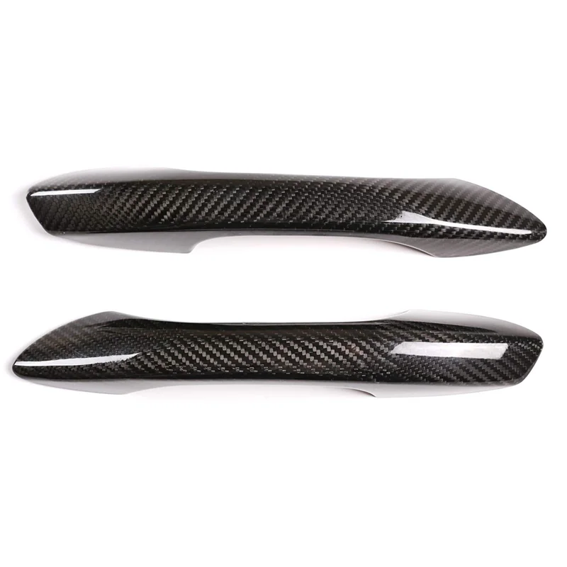 

Car Exterior Door Handle Cover Trim Accessories Dry Carbon Fiber for Porsche 911 2012-2018 718 2016-2019, Without Holes