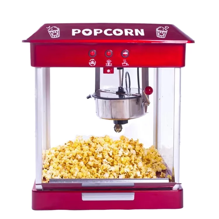 FOODLINE Mall Entertainment Popcorn Vendor Precise Constant Temp Control Fast Popping Stainless Steel Gear