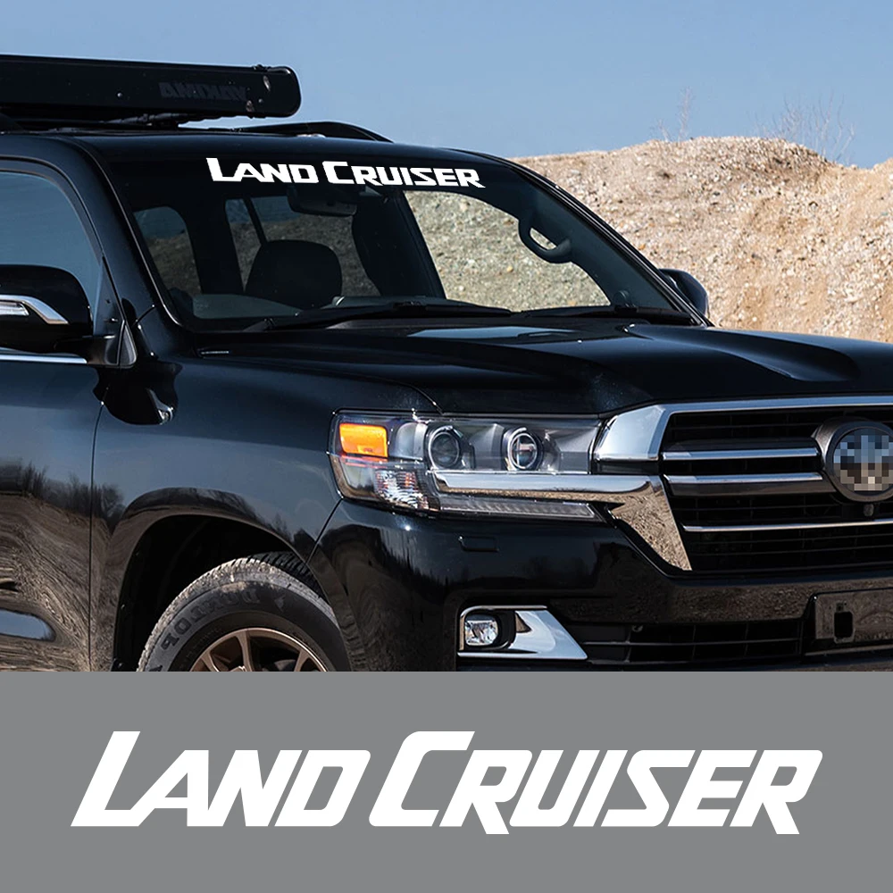 ملصق للزجاج الامامي للسيارة لتويوتا لاند كروزر 70 79 V8 J40 J200 GX VX ZX J300 ، ملصق ديكور فينيل كلوريد ، اكسسوارات السيارات