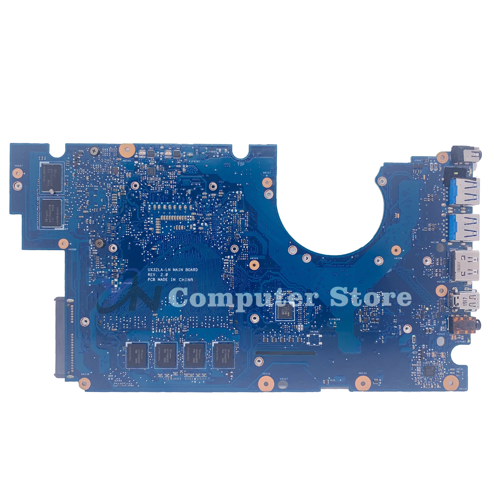 Placa base UX32LA-LN para ordenador portátil, placa base para ASUS UX32LN UX32L UX32LA BX32LN BX32LA, I3 I5 I7-4th Gen UMA/GT840M 4G/RAM