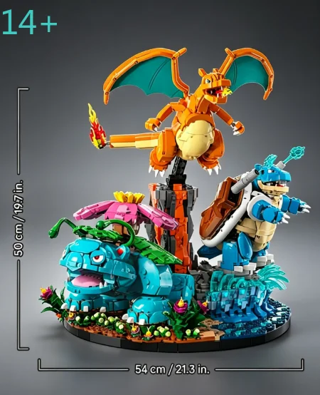 

Moc lnright shop 6848PCS FIT 72153 3 Battle Action Figures Display Set Buidling Block Model Bricks Toys Christmas Birthday Gifts